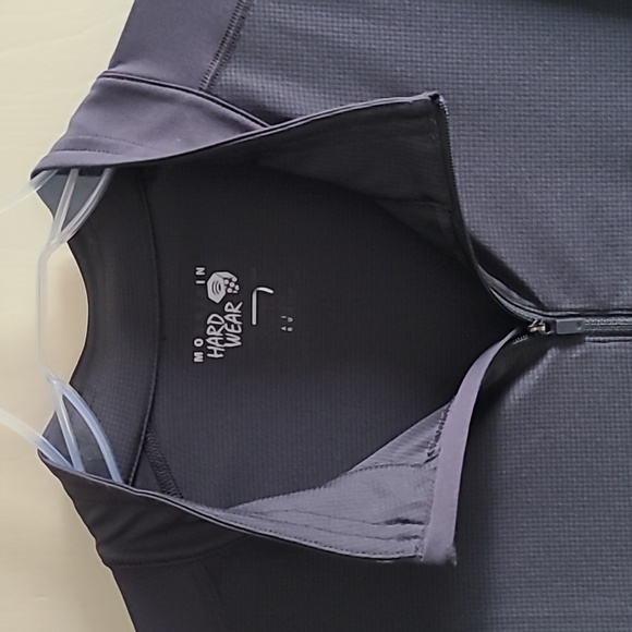 Mountain Hardware Mens 1/4 Zip Base Layer Longsleeve Shirt Dark Grey Size XL - Picture 4 of 17